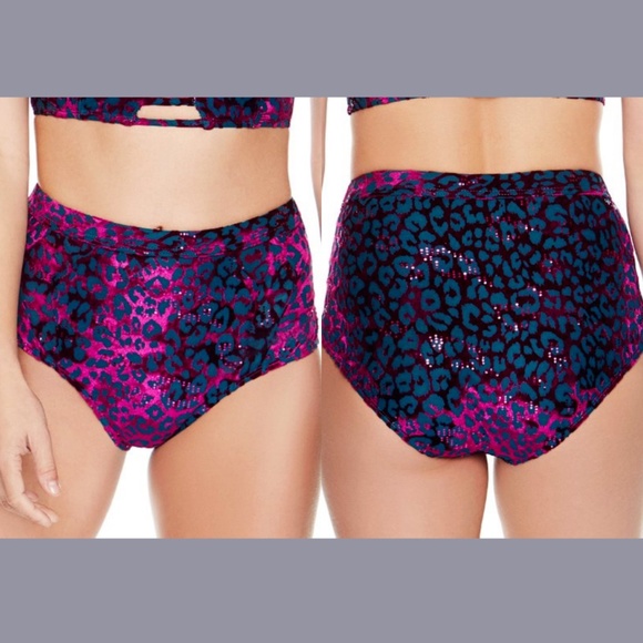 NWT‎ Betsey Johnson [ Small ] Leopard Wild Instincts Bikini Bottoms - Picture 1 of 12